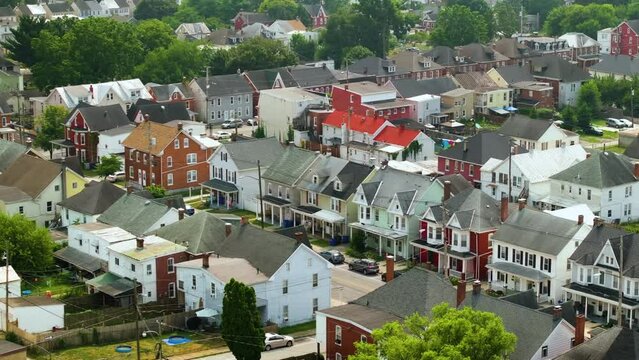 Hagerstown, old historical city in Maryland. American architecture