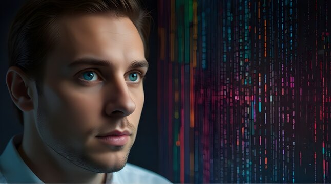Data analyst and chartist analyzing market data