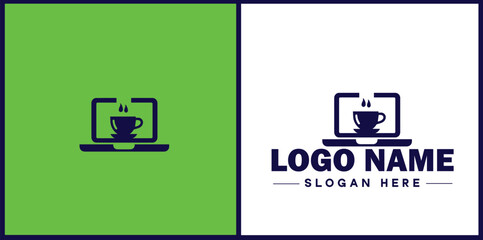 Laptop icon Laptop Repair website design logo