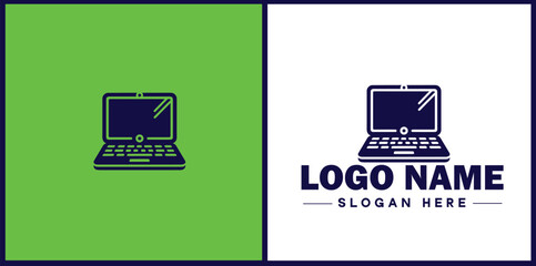 Laptop icon Laptop Repair website design logo