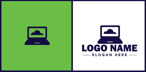 Laptop icon Laptop Repair website design logo