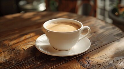 Morning coffee minimalist background