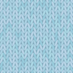 Seamless knit blue texture. Background for site, card, wallpaper.