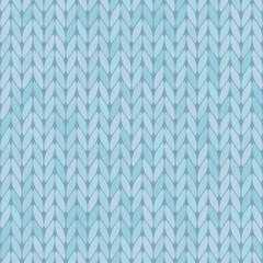 Seamless knit blue texture. Background for site, card, wallpaper.