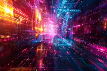 Obraz premium Abstract technology background