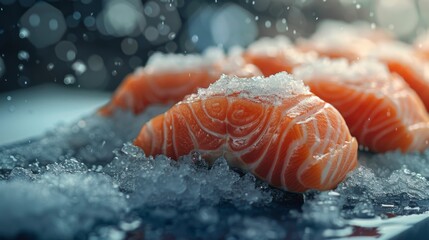the high quality and freshness of salmon products processed for global distribution