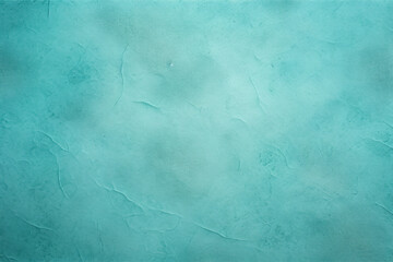 Abstract turquoise textured background with streaks of paint, brush marks, flowing texture reminiscent of ocean waters