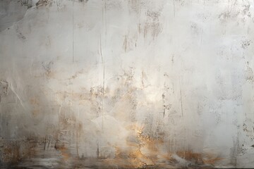 Grey scratched stucco surface with scuffs and worn marks, background aged concrete wall with crack, abstract pattern with rough texture