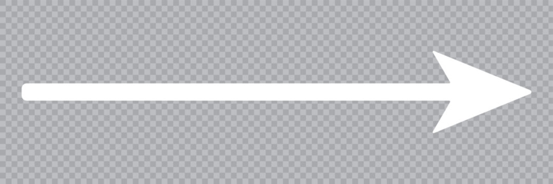 white arrow icon on transparent background. flat style. white arrow icon for your web site design, logo, app, UI. white arrow icon, white arrow isolated on white,arrow icon