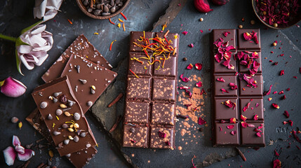 Indulgence Unwrapped: Luxurious Chocolate Bars with Exotic Ingredients