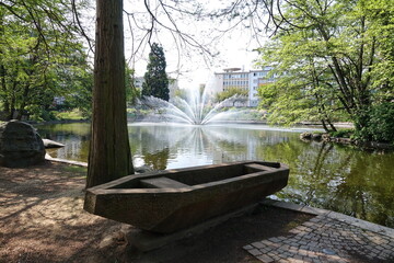 Rechneigrabenweiher in der Obermainanlage in Frankfurt