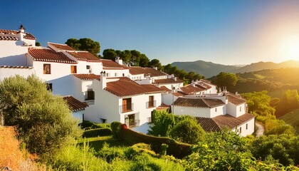 Authentic Spanish Village, Rural, White, and Travel Destination