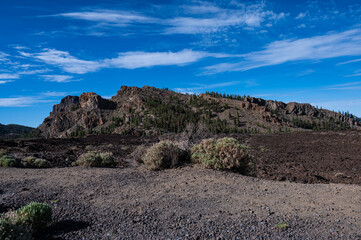 volcanic landscape las Narices, Tenerife