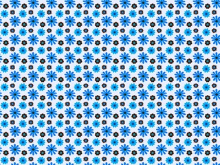 A vector pattern of Scandinavian style flowers is ideal as a background for cards or as gift wrapping paper