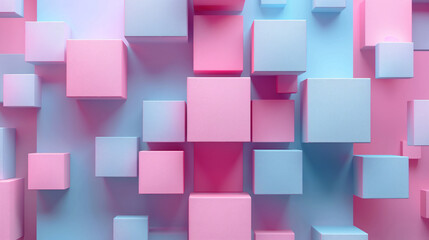 digital background with squares, minimalism , pastel tone