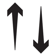 Arrow up and arrow down icon