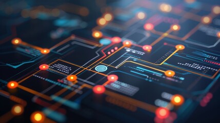 Internet, business, Technology and network concept. Inscription Customer journey on the virtual display. 3d illustration.