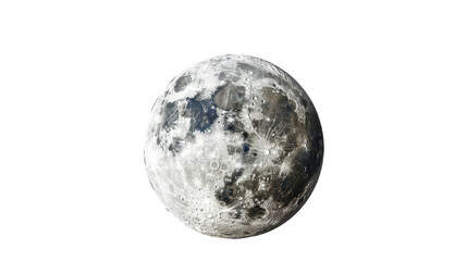 Moon on transparent background