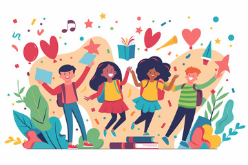 celebrating teacher´s day. Generative AI