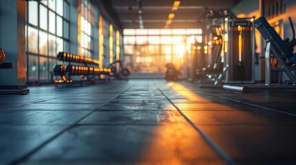 Fitness center billboard mockup, targeting health enthusiasts with gym memberships and wellness products