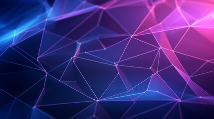 technology abstract background with triangles