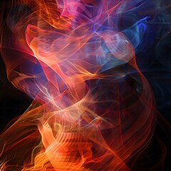 Fototapeta premium Wave with Luminescent Effect