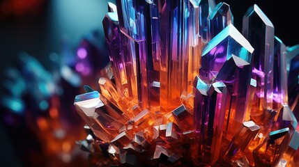Vibrant Crystalline Formations