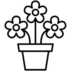 Gardening black outline Icon Pack