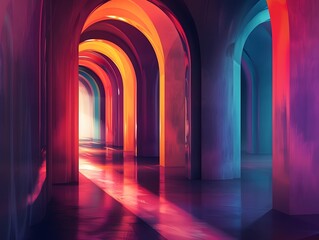 Mystery Depth Effect Space Extension with Illusory Perspectives 