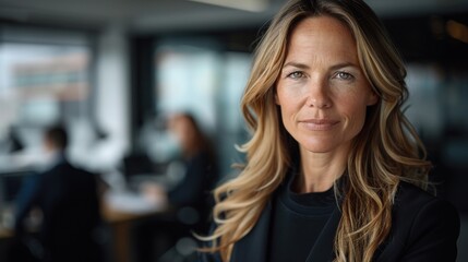 Woman With Long Hair and Black Jacket