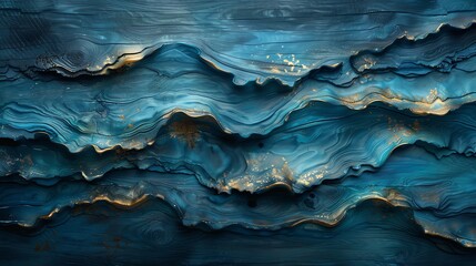 Abstract background of turquoise texture with visible grain, in the style of wooden texture
