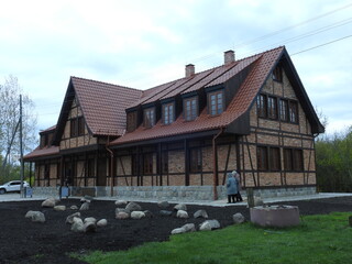 german-like house in the village
