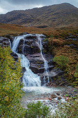 Landscape image of Glenn Coe, Scotland. 