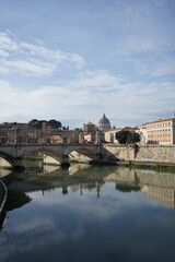 Obraz premium bridge over the river arno