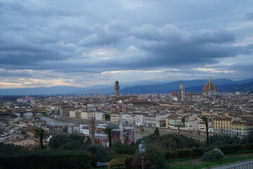 Fototapeta na wymiar view from Florence