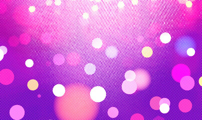 Purple bokeh background banner for Party, greetings, poster, ad, events, and various design works