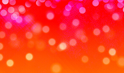 Red bokeh background banner for Party, greetings, poster, ad, events, and various design works