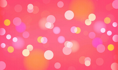 Pink bokeh background banner for Party, greetings, poster, ad, events, and various design works