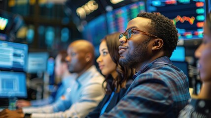 Diverse Team Engaged in Digital Collaboration