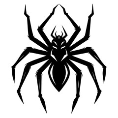 Spider Vector SVG silhouette illustration, laser cut, Spider Clip art