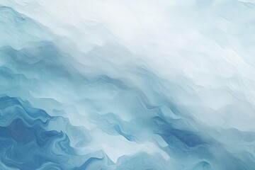 Serene Blue Waves Abstract
