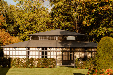 Salle de réception dans la nature
