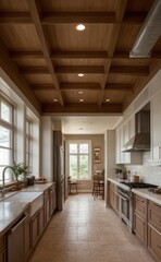 modern kitchen interior