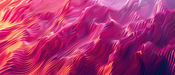 Vibrant abstract red and pink wavy texture