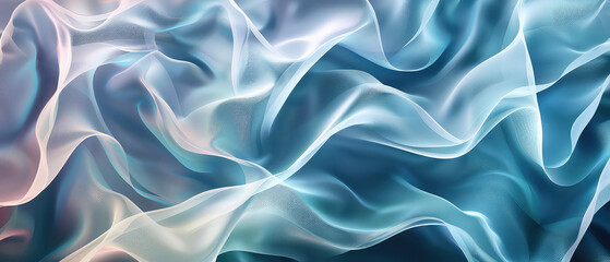 Obraz premium Abstract wavy texture in shades of blue