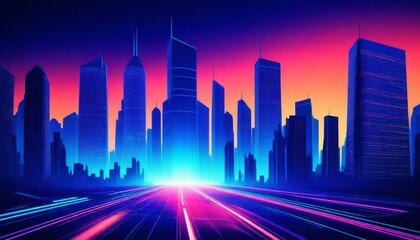 Abstract-futuristic-cityscape-with-neon-lights-and (4)