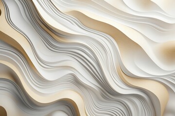 Obraz premium Beige Waves Abstract Texture