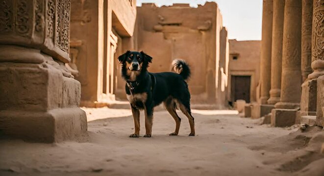Dog in Egypt.