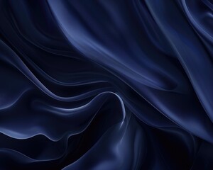 Fototapeta premium Dark Blue Gradient Background for Web Design and Paper Templates. Smooth and Formal Plain