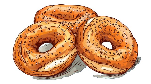 Bagel Cartoon Images – Browse 11,260 Stock Photos, Vectors ...